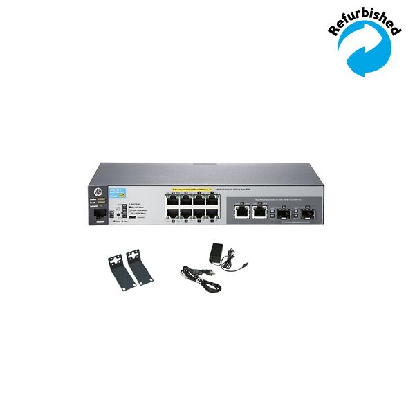 HP ProCurve 2530-8G PoE+ Switch J9774A 0886112457969